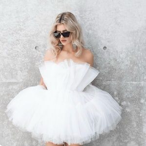Mini tulle dress